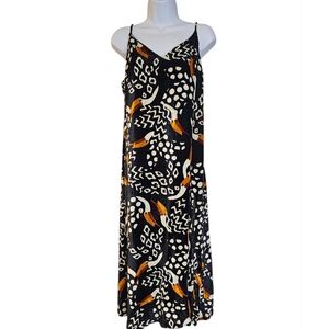 Nwt FARM rio Silk Velvet Dress L